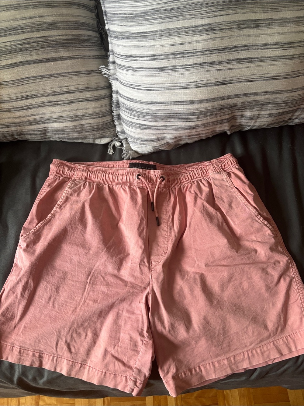 American Eagle Outfitters Pink Men's Drawstring Shorts